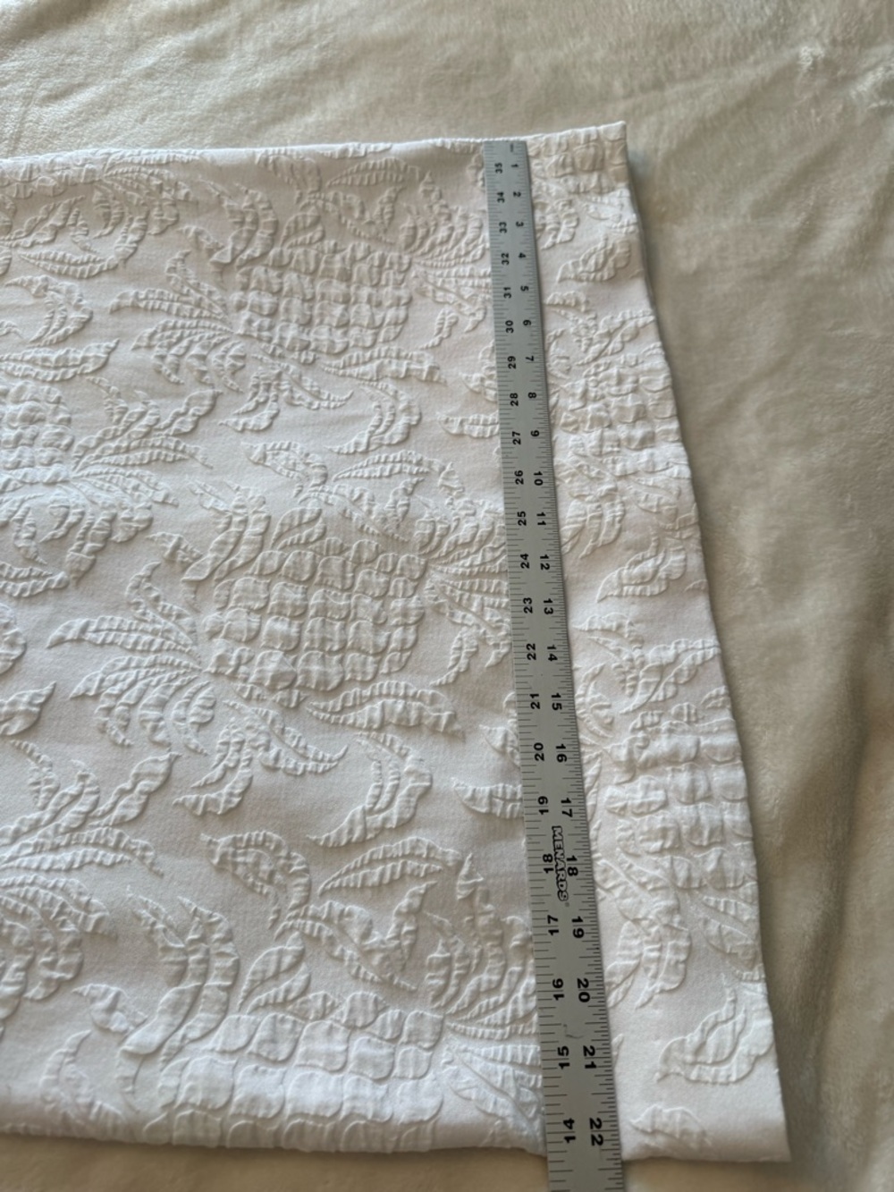 Lilly Pulitzer Halter Dress with Pearls | Size Medium | White embossed - Picture 6 of 7